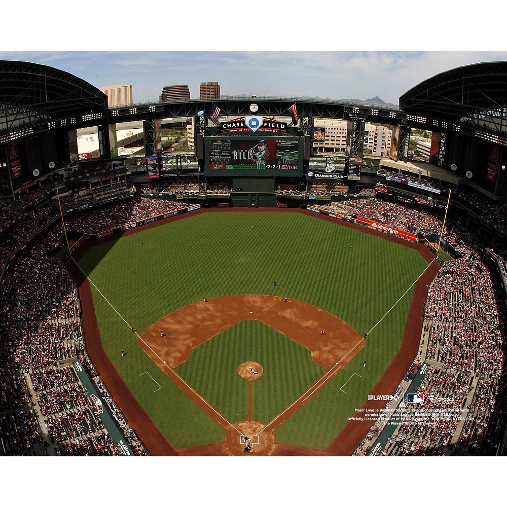 Arizona Diamondbacks Unsigned Chase Field Top of Stadium Photograph