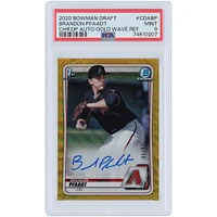 Brandon Pfaadt Arizona Diamondbacks Autographed 2020 Bowman Chrome 1st Bowman Gold Wave Refractor #CDA-BP #29/50 PSA Authenticated 9 Card