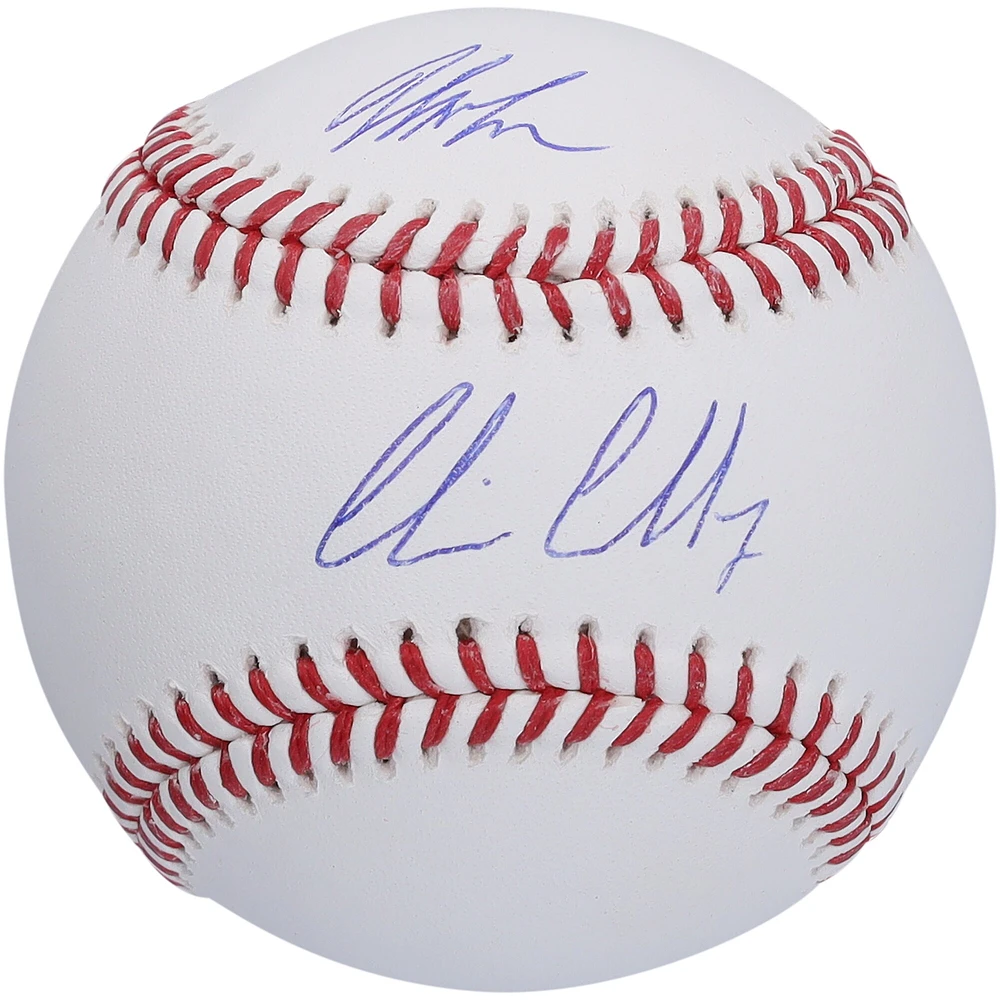 Corbin Carroll et Jordan Lawlar, des Diamondbacks de l'Arizona, ont signé une double carte de baseball
