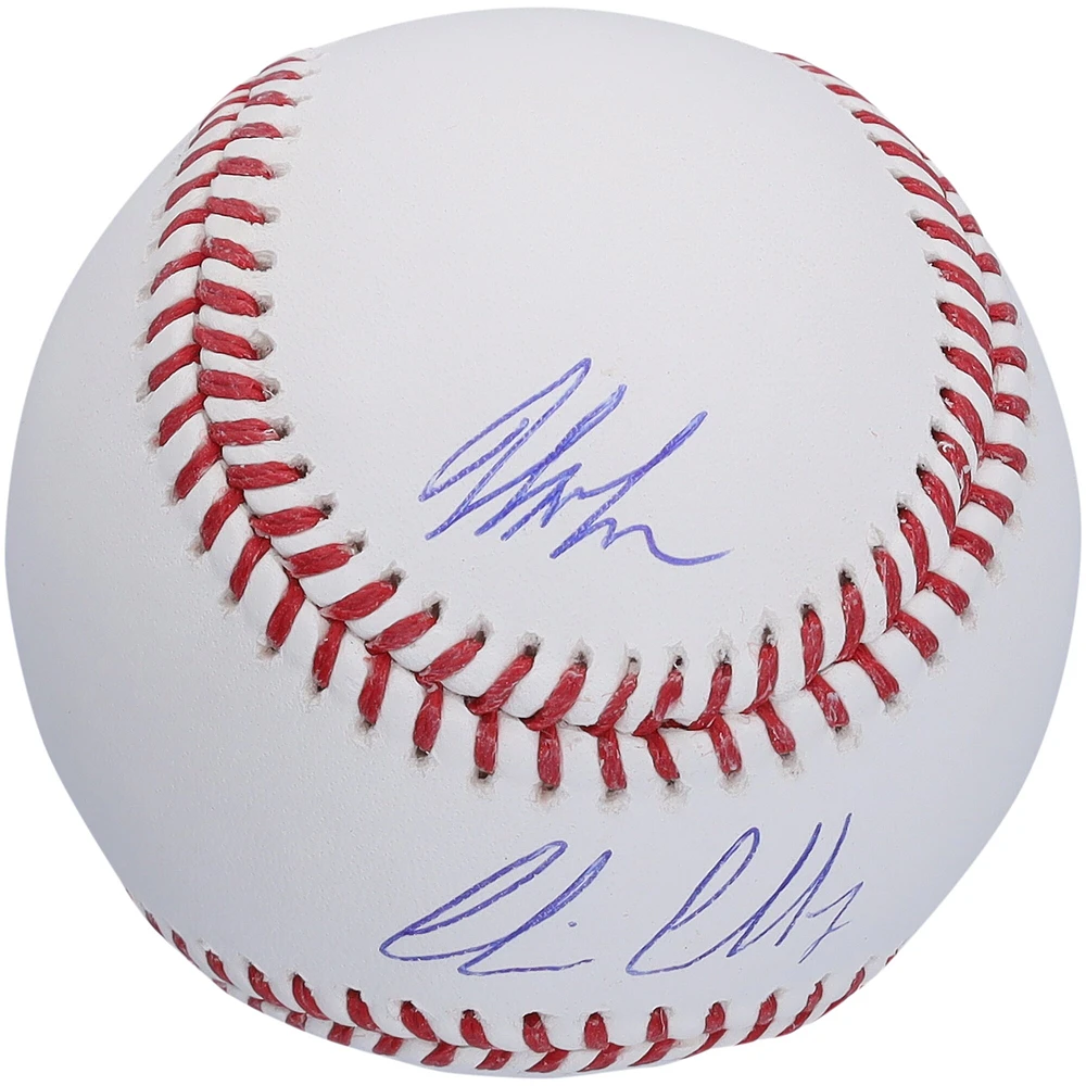 Corbin Carroll et Jordan Lawlar, des Diamondbacks de l'Arizona, ont signé une double carte de baseball