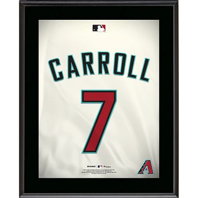 Corbin Carroll Arizona Diamondbacks 10.5" x 13" Jersey Number Sublimated Player Plaque