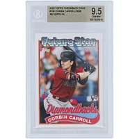 Corbin Carroll Arizona Diamondbacks 2023 Topps Throwback Thursdays '89 Topps Future Stars #108 BGS Authenticated 9.5 Rookie Card