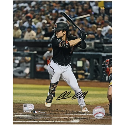 Corbin Carroll, Arizona Diamondbacks, photo autographiée de la recrue de l'année 2023 de la Ligue nationale, 8" x 10"