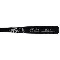 Batte de baseball Louisville Slugger noire autographiée par Corbin Carroll, des Diamondbacks de l'Arizona, modèle de jeu, avec inscription « 2023 NL ROY »