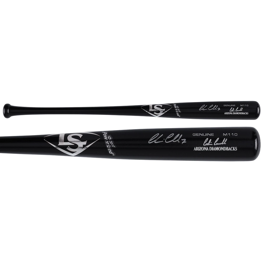 Corbin Carroll Arizona Diamondbacks Autographed Black Louisville Slugger Game Model Bat