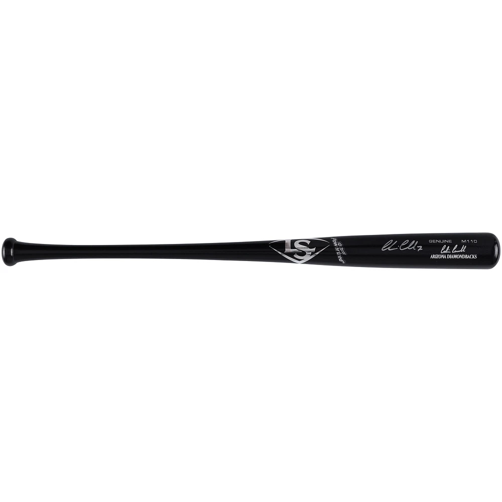 Corbin Carroll Arizona Diamondbacks Autographed Black Louisville Slugger Game Model Bat