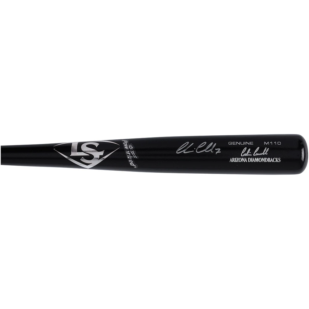 Corbin Carroll Arizona Diamondbacks Autographed Black Louisville Slugger Game Model Bat