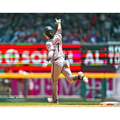 Corbin Carroll Arizona Diamondbacks Unsigned Arm Up Celebration Photograph