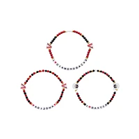 Ensemble de 3 bracelets d'amitié FOCO des Diamondbacks de l'Arizona