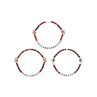 Ensemble de 3 bracelets d'amitié FOCO des Diamondbacks de l'Arizona