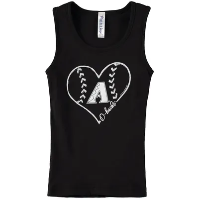 Arizona Diamondbacks Soft as a Grape Youth Cotton Tank Top - Black