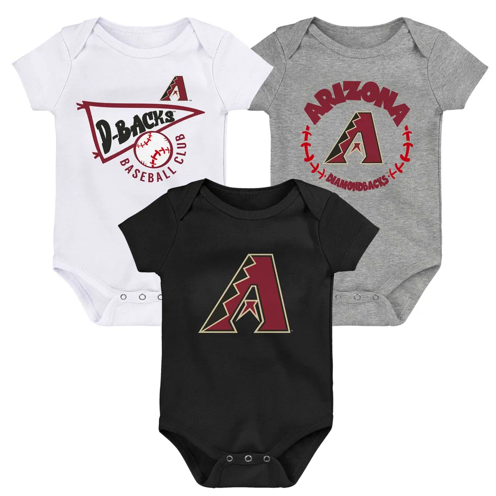 Outerstuff Newborn & Infant Red/White/Heather Gray Boston Red Sox Biggest Little Fan 3-Pack Bodysuit Set