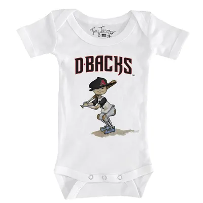 Arizona Diamondbacks Tiny Turnip Infant Slugger Bodysuit - White