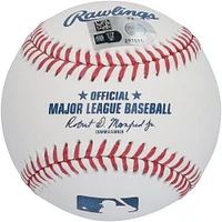 Ballon de baseball autographié par Jordan Lawlar des Diamondbacks de l'Arizona avec l'inscription « Snakes Alive »