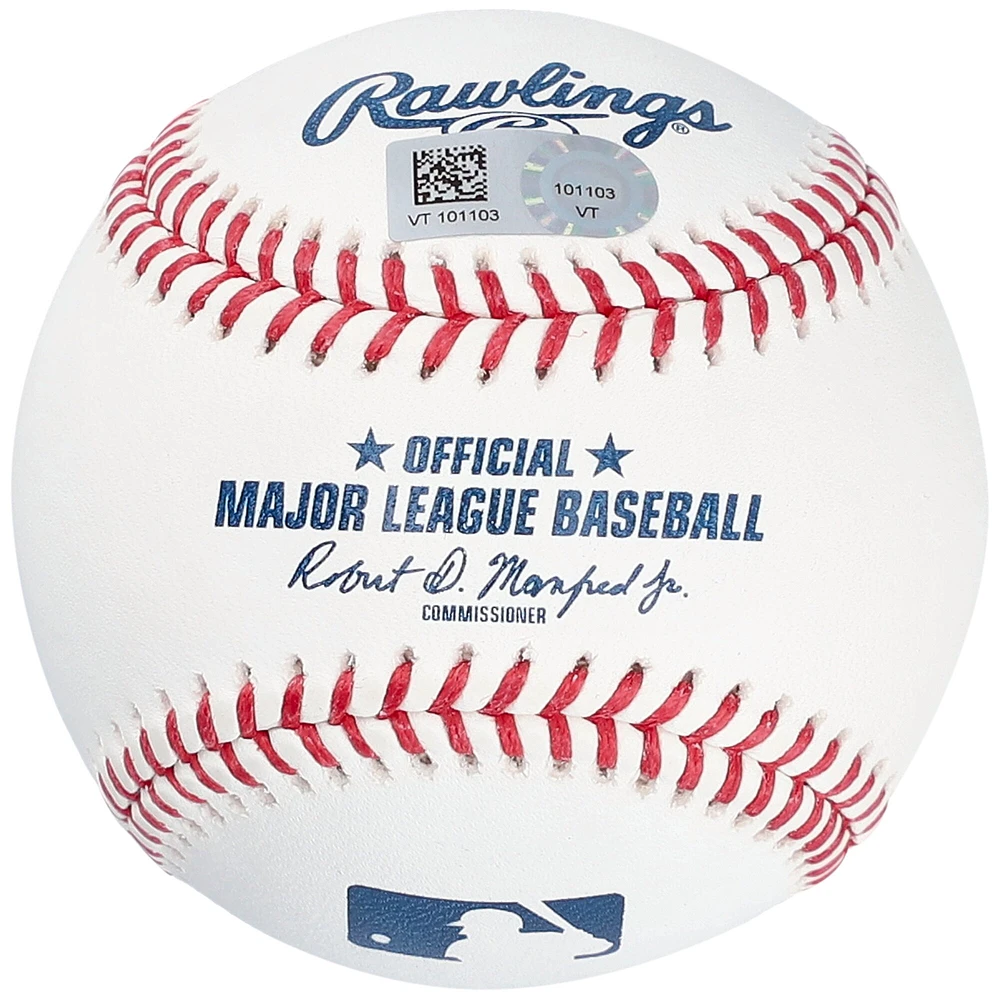 Ballon de baseball autographié par Jordan Lawlar des Diamondbacks de l'Arizona