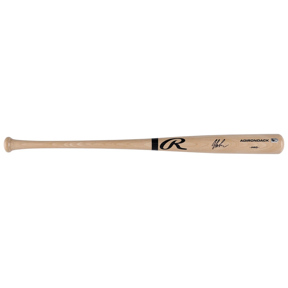 Jordan Lawlar Arizona Diamondbacks Autographed Blonde Rawlings Pro Bat