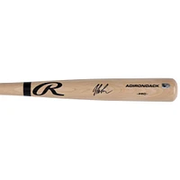 Jordan Lawlar Arizona Diamondbacks Autographed Blonde Rawlings Pro Bat