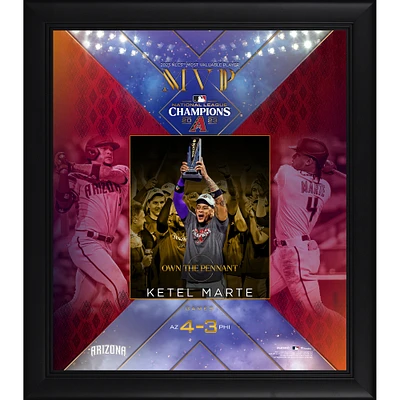 Ketel Marte Arizona Diamondbacks 2023 National League Champions MVP 15" x 17" Collage