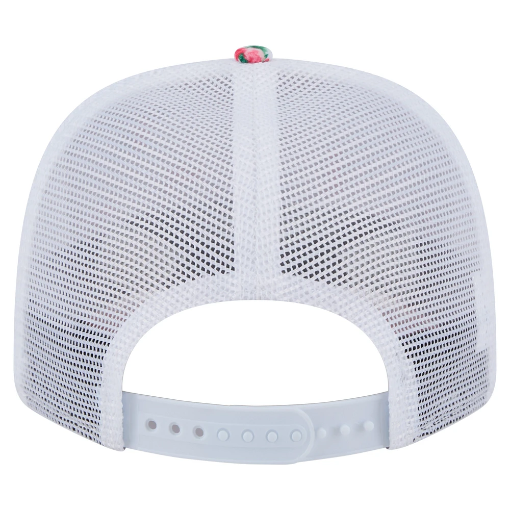 Men's New Era  White Arizona Diamondbacks Flamingo Mesh Back 9SEVENTY Stretch-Snap Hat