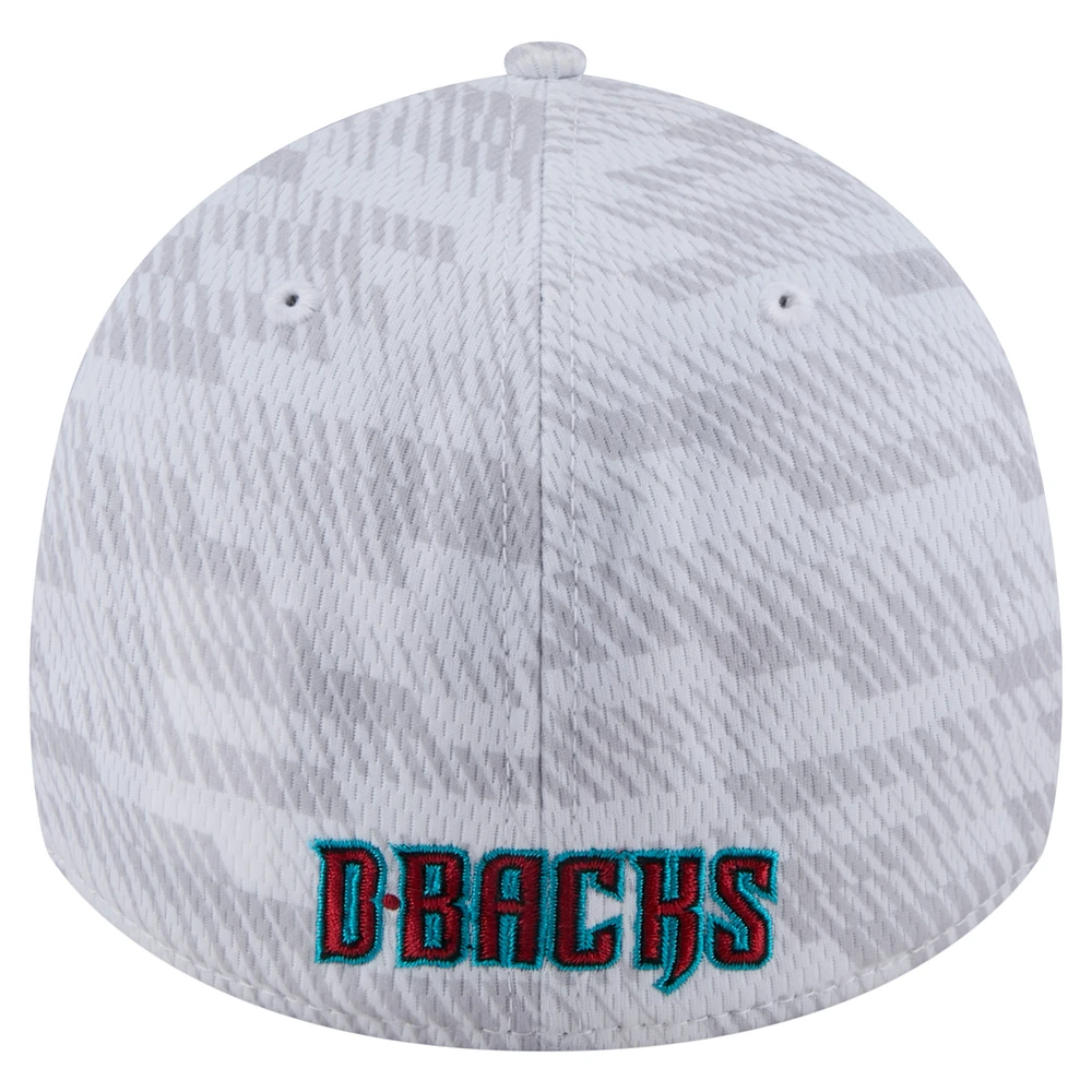 Men's New Era  White Arizona Diamondbacks Graded 39THIRTY Flex Hat