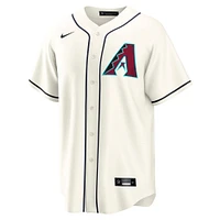 Men's Nike Corbin Carroll Cream Arizona Diamondbacks Home Replica 2.0 Player Jersey