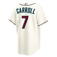 Men's Nike Corbin Carroll Cream Arizona Diamondbacks Home Replica 2.0 Player Jersey