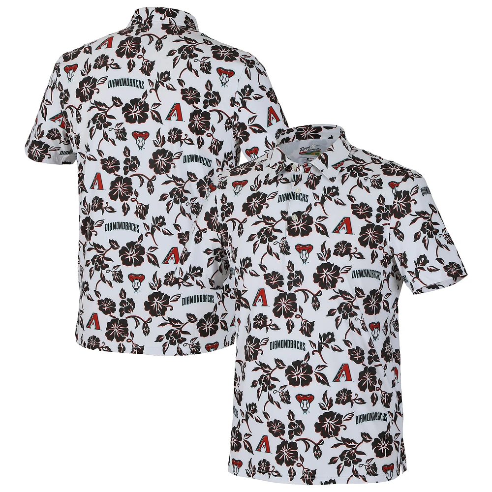 Polo Performance Pua blanc Reyn Spooner des Diamondbacks de l'Arizona pour homme