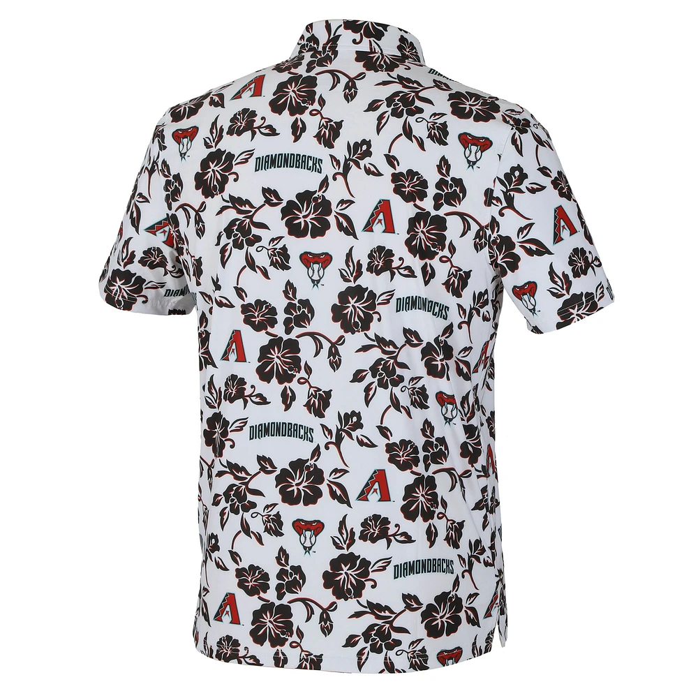 Polo Performance Pua blanc Reyn Spooner des Diamondbacks de l'Arizona pour homme