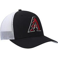 Men's '47 Black/White Arizona Diamondbacks Primary Logo Trucker Snapback Hat