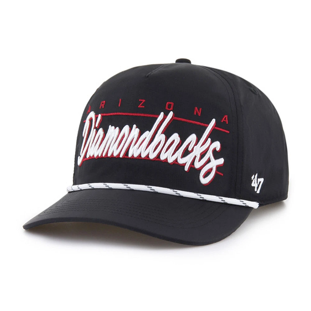 Men's '47  Black Arizona Diamondbacks Condor Hitch Adjustable Hat