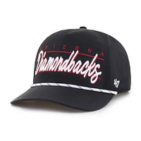 Men's '47  Black Arizona Diamondbacks Condor Hitch Adjustable Hat