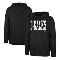 Men's '47 Black Arizona Diamondbacks Dime Headline Pullover Hoodie