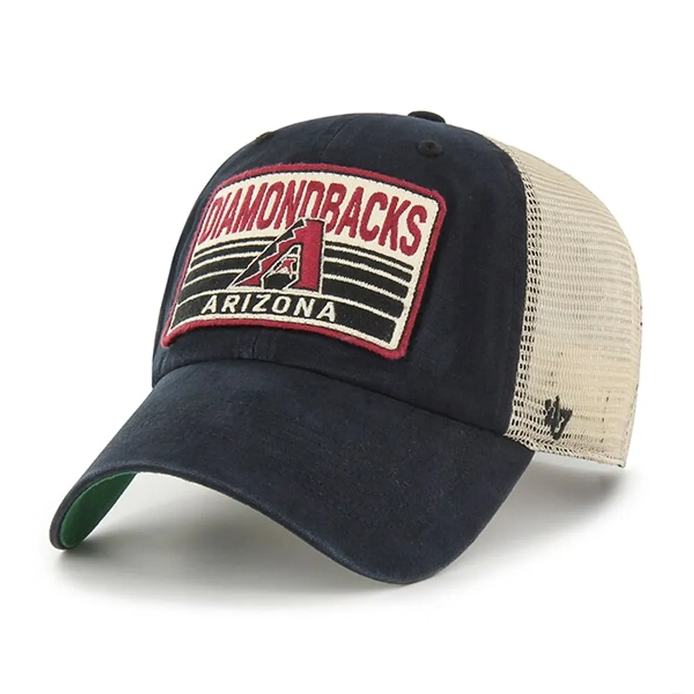 Lids Arizona Diamondbacks '47 Four Stroke Clean Up Trucker Snapback Hat -  Black