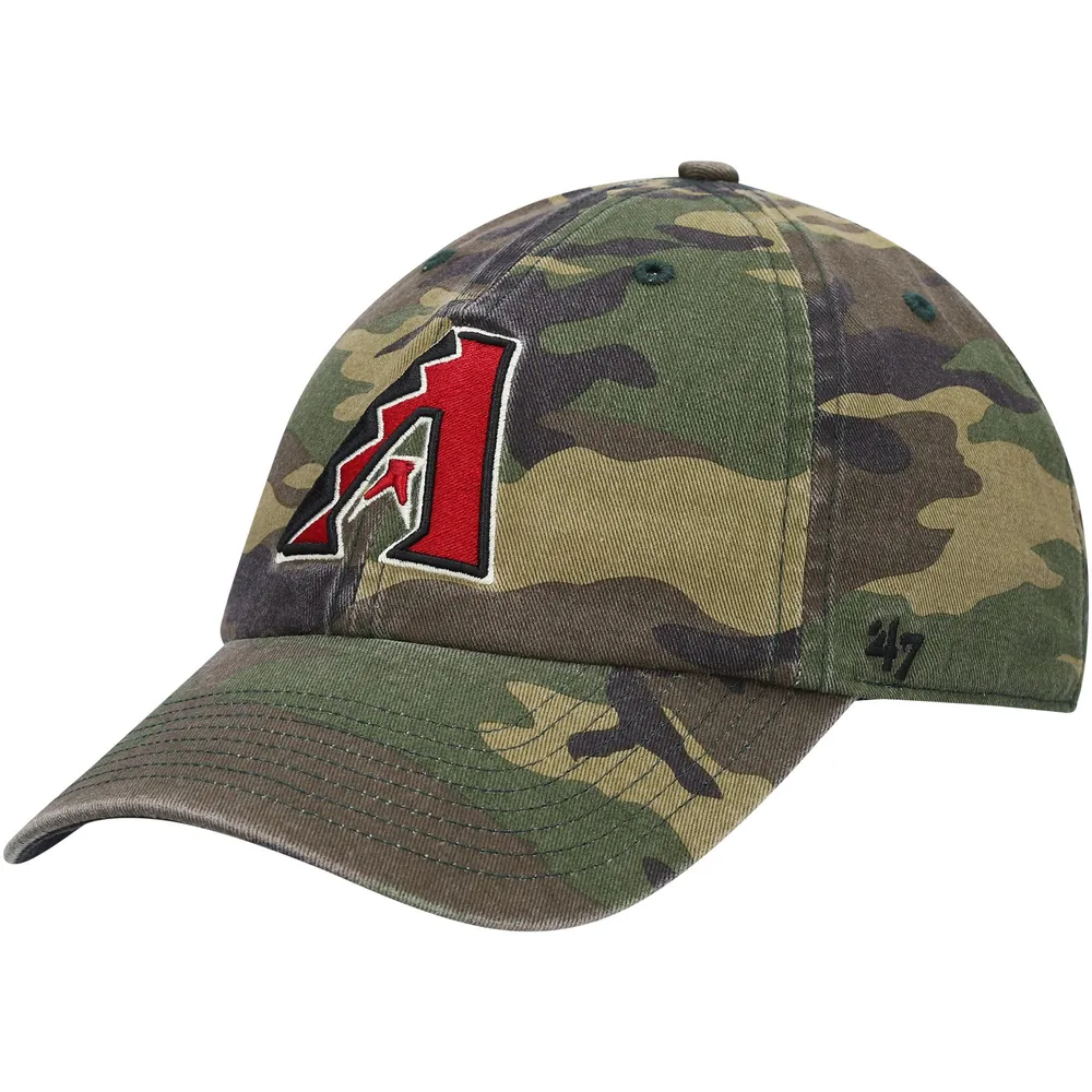 Arizona Diamondbacks Logo 47 Brand MLB Baseball Black Adjustable Cap Hat