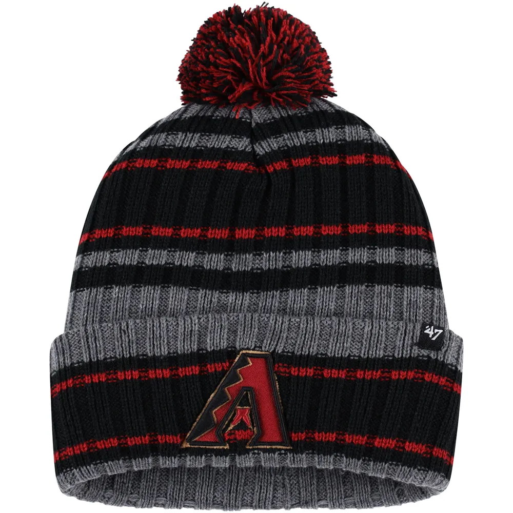 : '47 Men's Black Arizona Cardinals Striped Bucket Hat