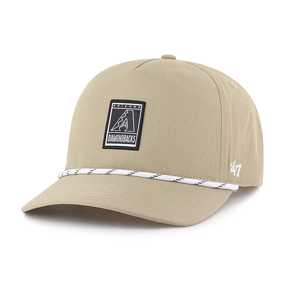 Men's '47 Khaki Arizona Diamondbacks Cozumel Hitch Adjustable Hat
