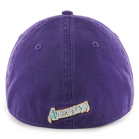 Casquette ajustée pour homme '47 Purple Arizona Diamondbacks Cooperstown Collection Franchise