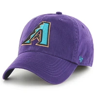 Casquette ajustée pour homme '47 Purple Arizona Diamondbacks Cooperstown Collection Franchise