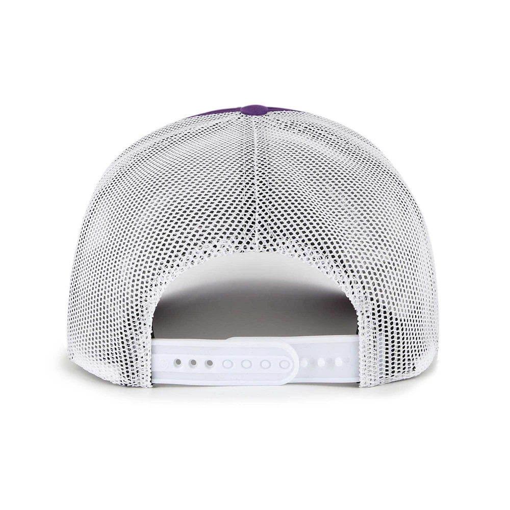 Casquette snapback Meander Foam Trucker violette des Diamondbacks de l'Arizona pour homme, modèle 1947
