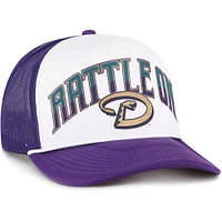 Casquette réglable de camionneur en mousse '47 Purple Arizona Diamondbacks Retro Region pour hommes