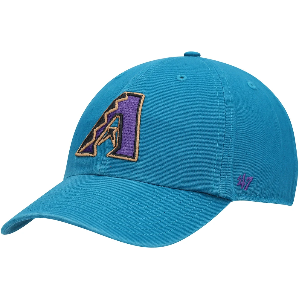 Casquette réglable '47 sarcelle Arizona Diamondbacks Logo Collection Cooperstown pour homme