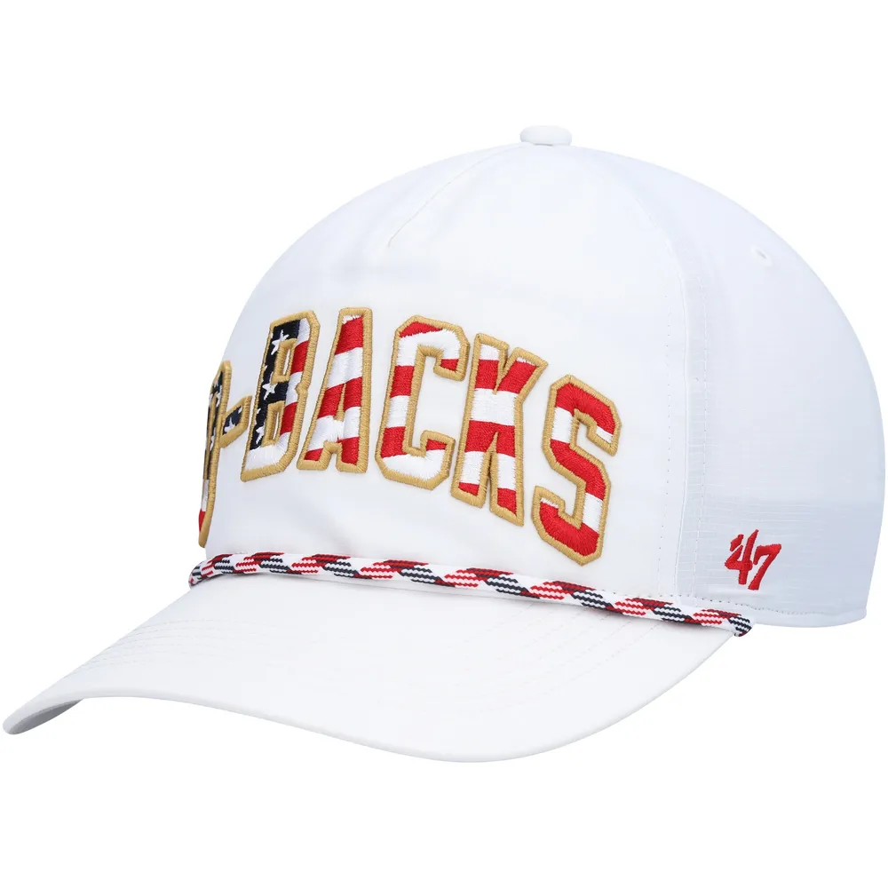 Arizona Diamondbacks '47 Flag Flutter Hitch Snapback Hat - White