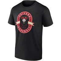 T-shirt noir pour homme Arizona Diamondbacks Iconic Glory Bound