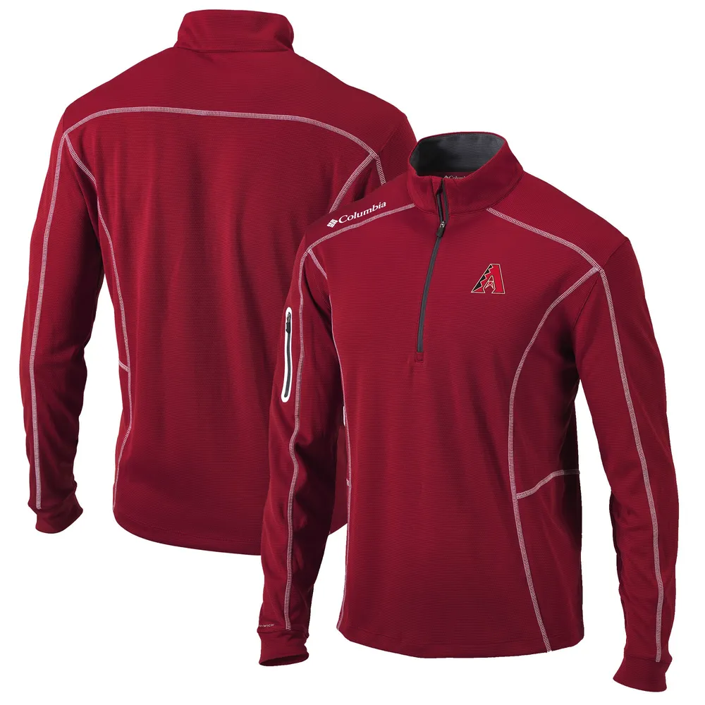 Columbia Men's Philadelphia Phillies Omni-Wick Shotgun 1/4 Zip Pullover