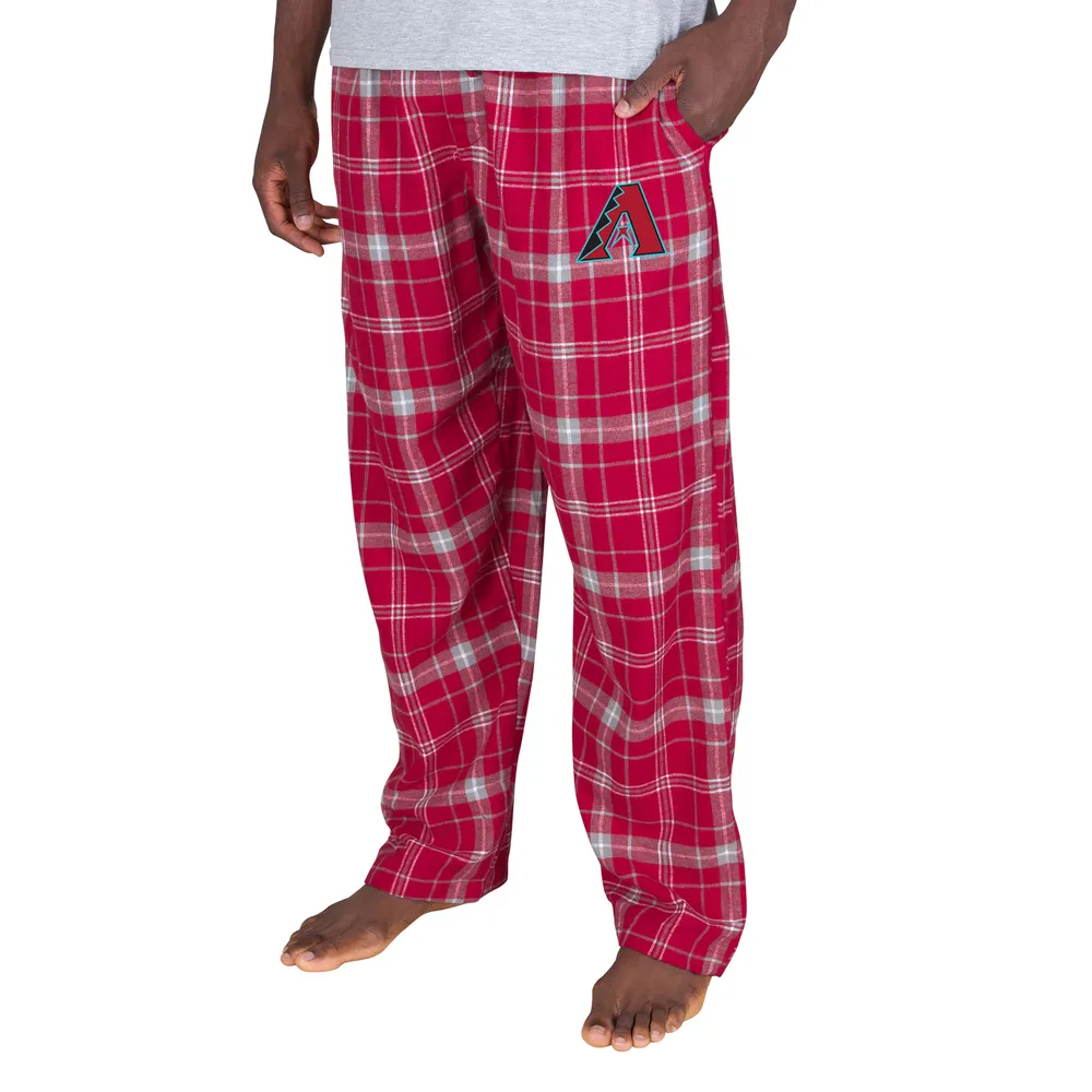 Lids Arizona Diamondbacks Concepts Sport Ultimate Plaid Flannel Pajama Pants  - Red