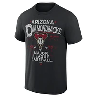 Men's Darius Rucker Collection by Fanatics  Black Arizona Diamondbacks Beach Splatter T-Shirt