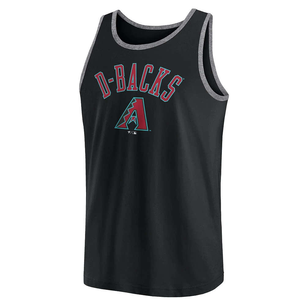 Men's Fanatics Black Arizona Diamondbacks Bet Tank Top