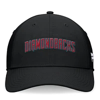 Casquette Core Flex noire Arizona Diamondbacks Fanatics pour hommes