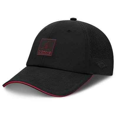 Casquette ajustable Fanatics noire pour homme Arizona Diamondbacks Level Up Driver