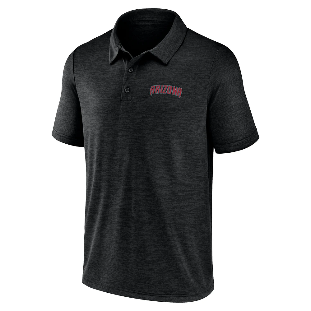 Men's Fanatics Black Arizona Diamondbacks Unstoppable Polo